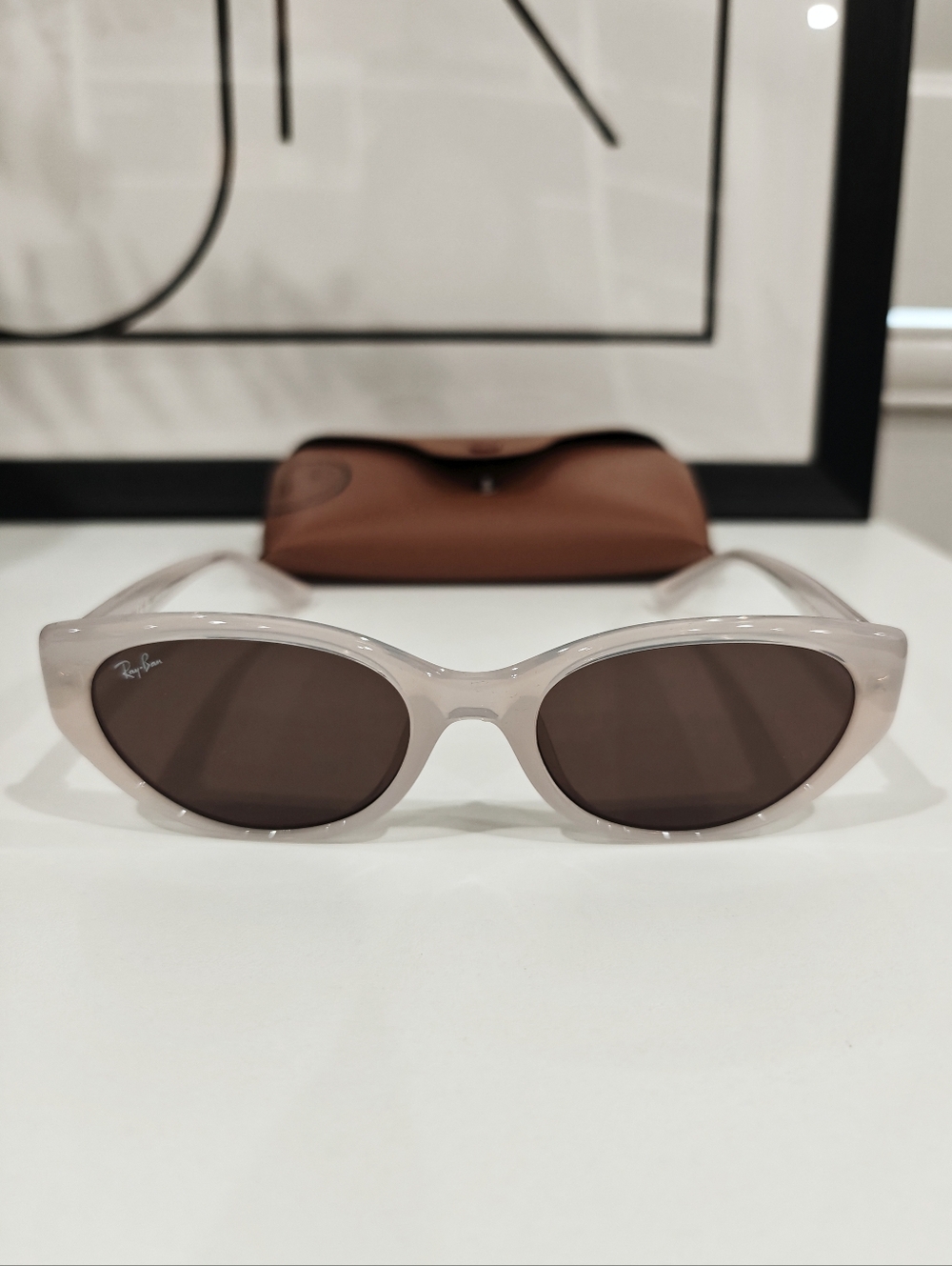 NEW Ray-ban RB4457D BIO-BASED Sunglasses Opal Beige